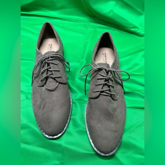 Brown Portland Mens Dress Shoes 9 1/2 suede (MB1) main image 7